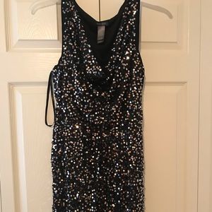 Brand New Black Sparkly Sequence Dress